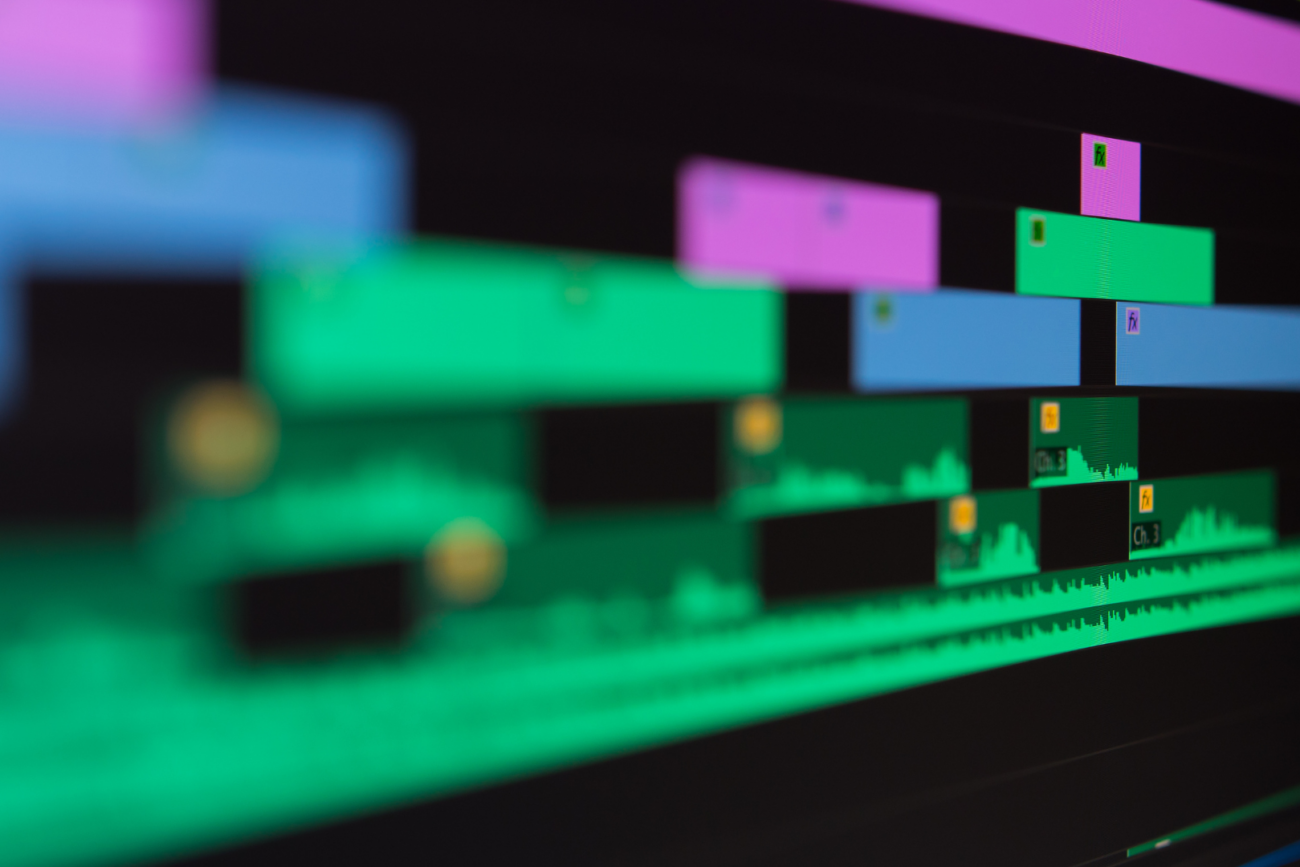 Video editing timeline