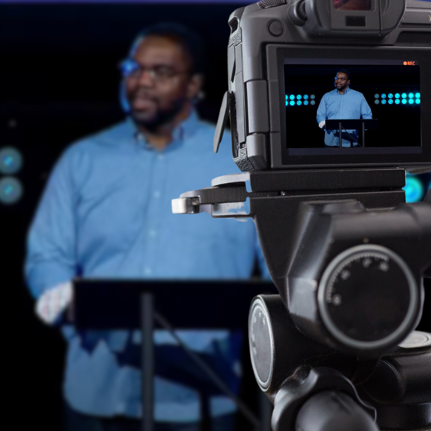 Camera recording preaching