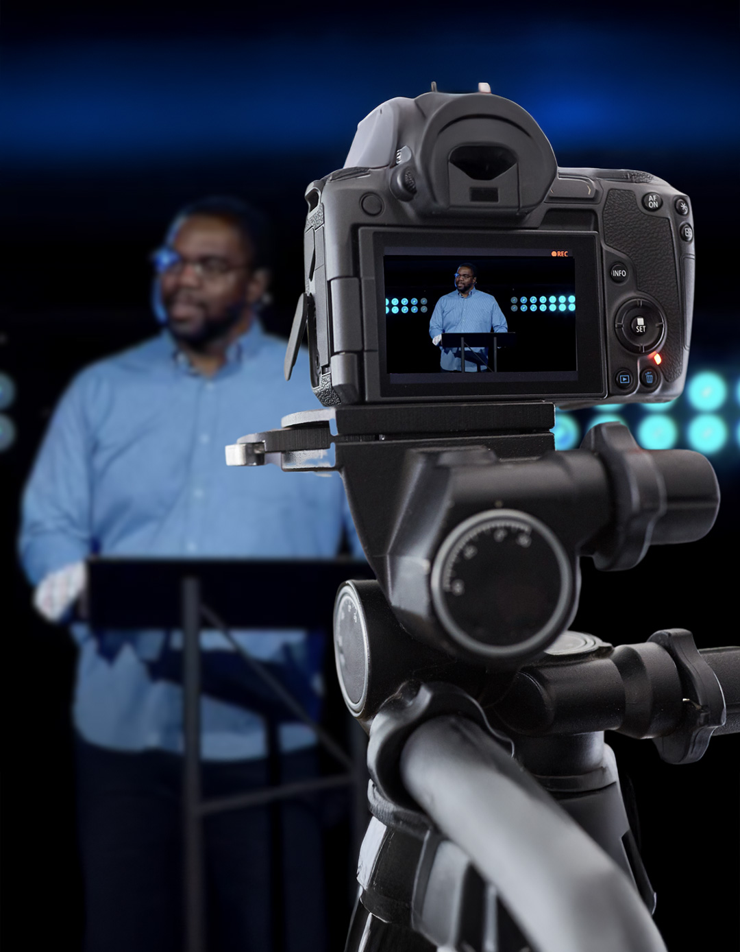 Camera recording preaching